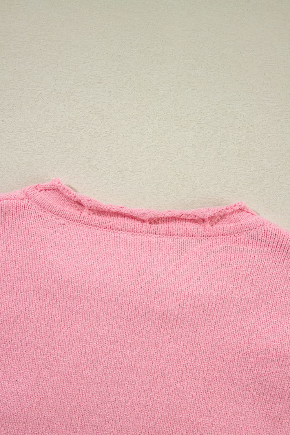 Peach blossom floral knit sweater - Love Salve